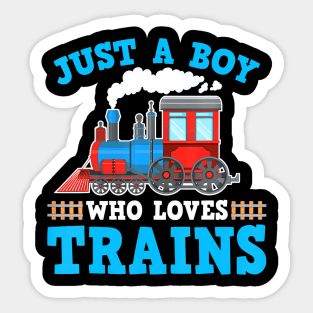 Train Birthday  Who Loves Trains Toddler Kids Sticker